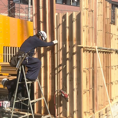 型枠工事のプロフェッショナル